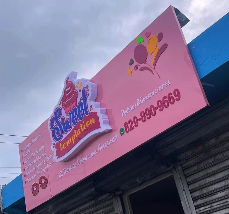 Letrero en ACM -Encajonado y Letras en Acrílico
